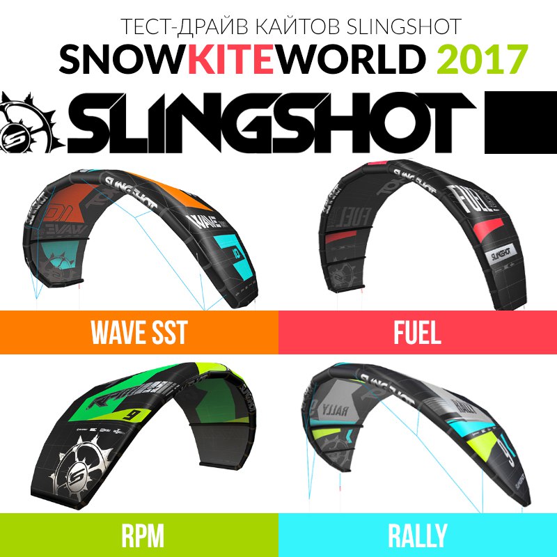 тест драйв кайтов Слингшот 2017, test drive Slingshot kites 2017, SnowKiteWorld, Сноукайтворлд