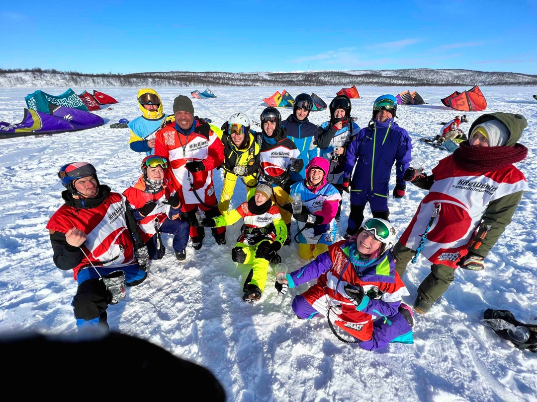 сноукайтинг в Тундре