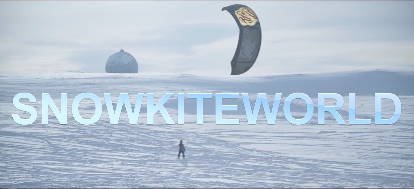 сноукайт на Snowkiteworld в тундре, кайтинг зимний, обучение кайтингу и сноукайтингу.