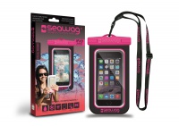 Чехол водонепроницаемый для смартфона Seawag BLACK & Pink S18